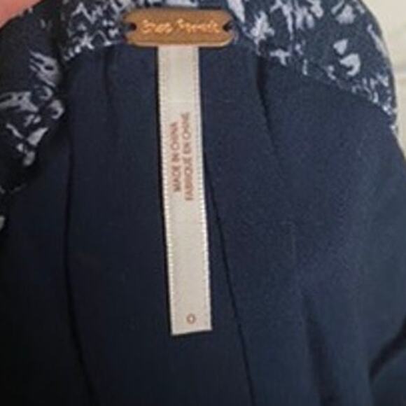 Free People Blue Kiss Me Baby Snake Print Tiered Ruffle Midi Skirt - Picture 6 of 10